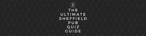 sheffield pub quiz